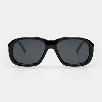 Mazamio Delon Sunglasses - Black with Dark Grey Tint